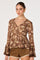 Sticky add to cart - Emmet Floral Flounce Sleeve Blouse