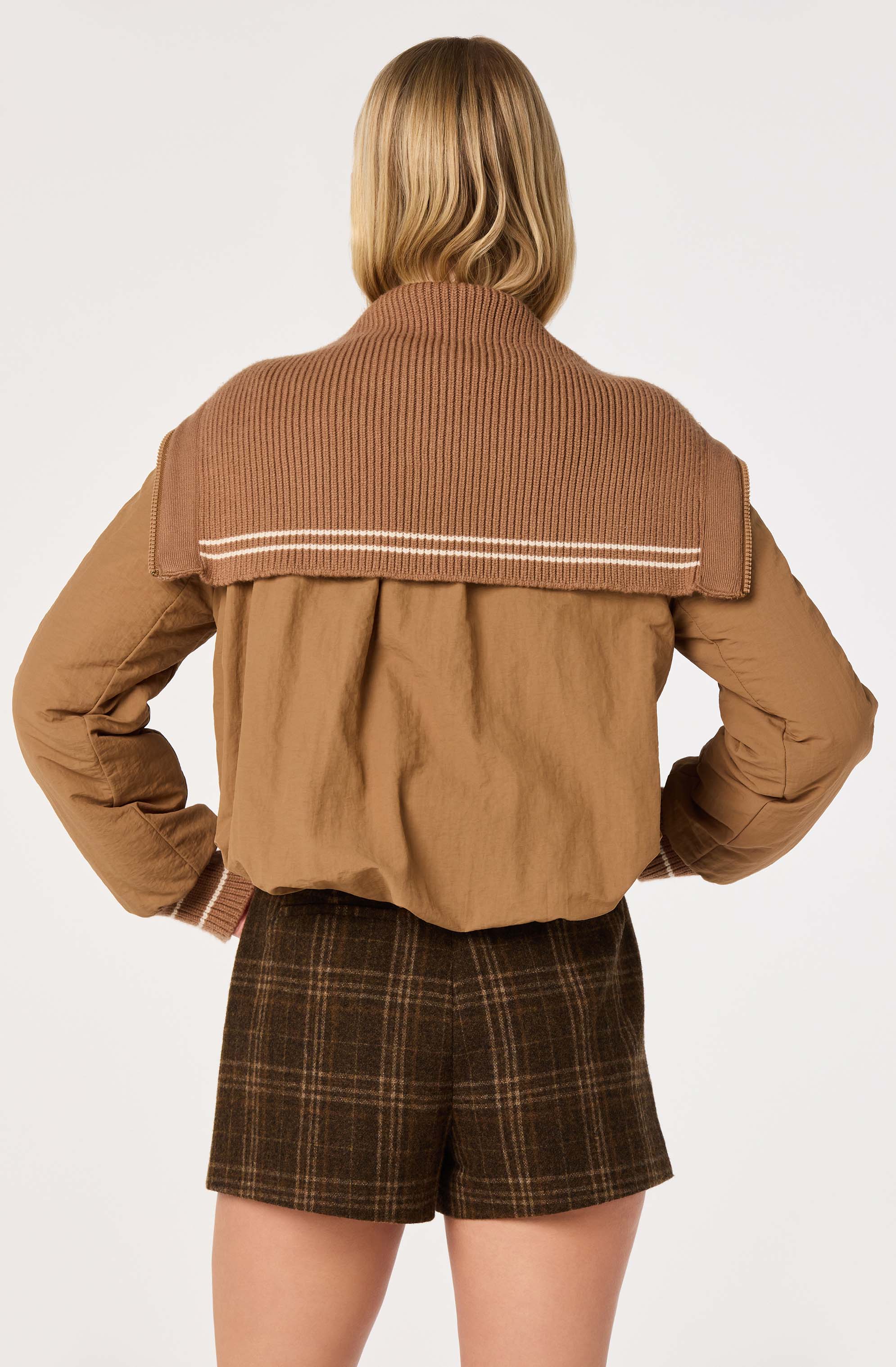 Casey Sailor Collar Puffer Jacket - ASTR the Label