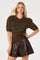 Sticky add to cart - Jean Brushed Knit Striped Sweater