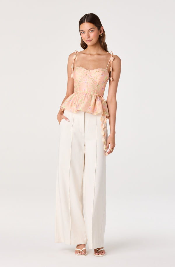 Halcyon Floral Bustier Top - ASTR the Label