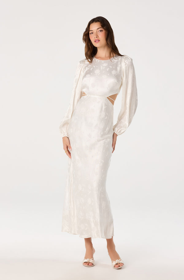 Quinn Floral Jacquard Maxi Dress - ASTR the Label