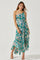 Emmylou Floral One Shoulder Midi Dress