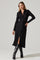 Collared Long Sleeve Midi Dress