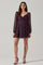 Long Sleeve A-line Mini Dress