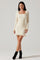 Smocked Square Neck Mini Dress