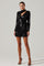 Mock Neck Cutout Mini Dress