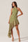 Sticky add to cart - Asymmetrical Ruffle Hem Halter Dress