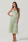 Sticky add to cart - Pleated Cold Shoulder Midi Dress
