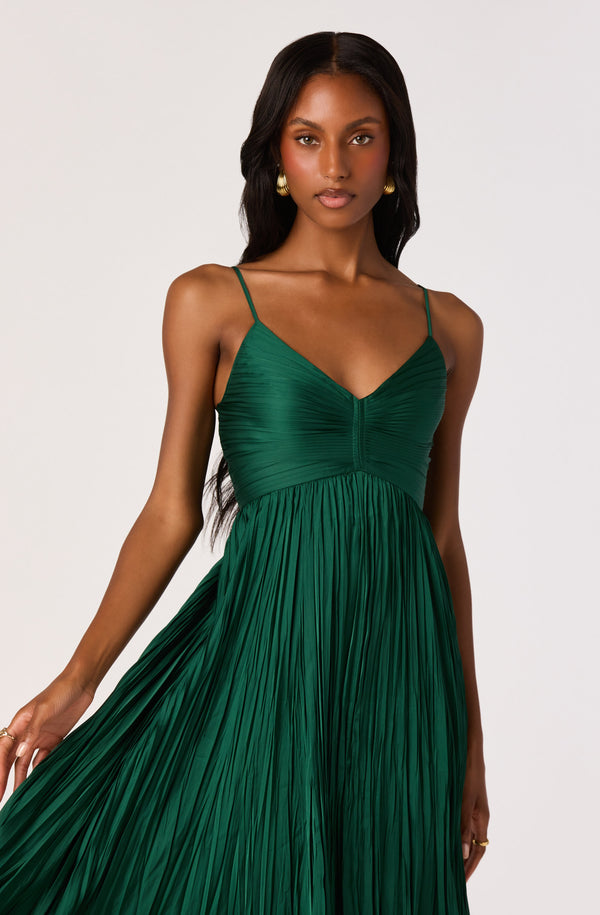 pleated dresses Maeve Midi Dress elevated wedding guest style Size:US8/UK12 BF25-25-OFF Cap Sleeve Drape Ruched