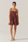Sticky add to cart - Bustier Bubble Hem Mini Dress