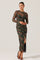 Sticky add to cart - Mesh Sweetheart Ruched Maxi Dress