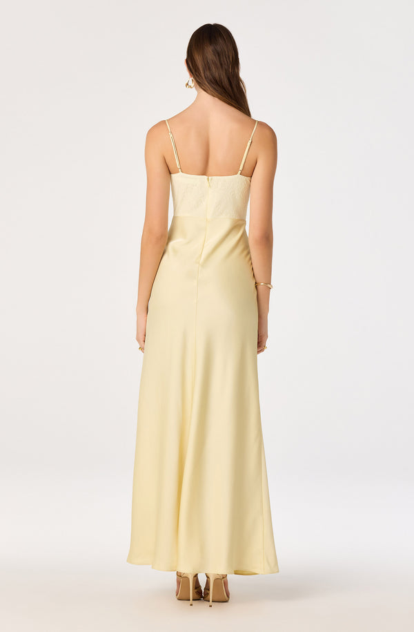 chinese dress ladies Zinnia Lace Bustier Maxi Gown