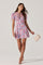 Sticky add to cart - Floral Puff Sleeve Mini Dress