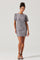 Sticky add to cart - Sequin Flutter Sleeve Mini Dress