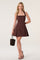 Sticky add to cart - Flare Halter Box Pleat Mini Dress
