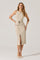Sticky add to cart - Tailored Belted Midi Dress