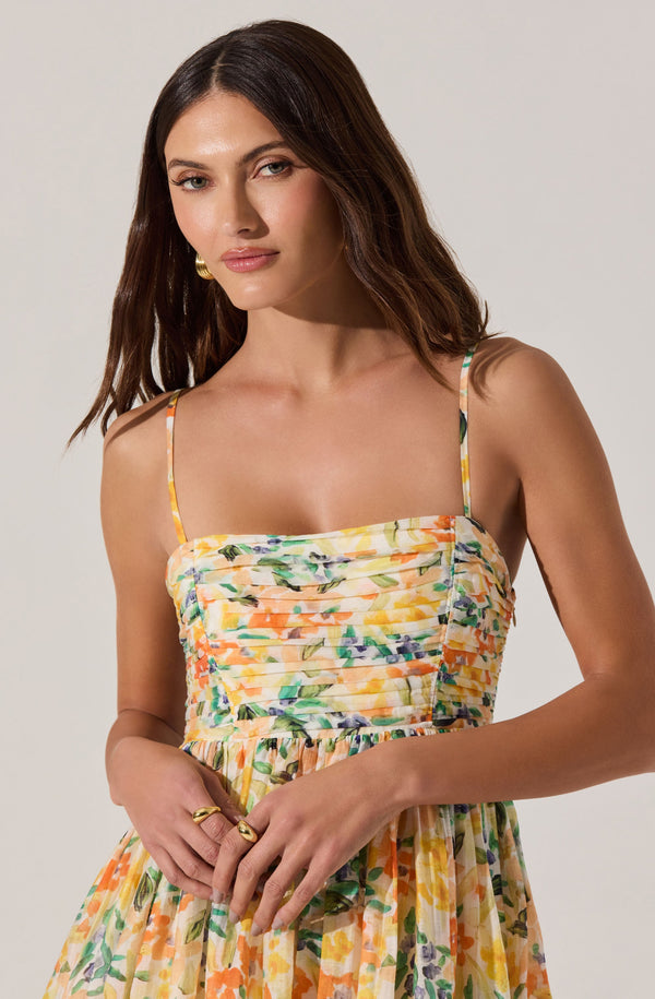 Bubble Floral Mini Dress - ASTR the Label Bubble Floral Mini Dress - ASTR the Label
