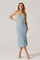 Sticky add to cart - Floral Lace Knit Midi Dress