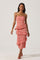 Sticky add to cart - Asymmetrical Tiered Ruffle Midi Dress