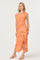Sticky add to cart - Off Shoulder Ruffle Midi Dress