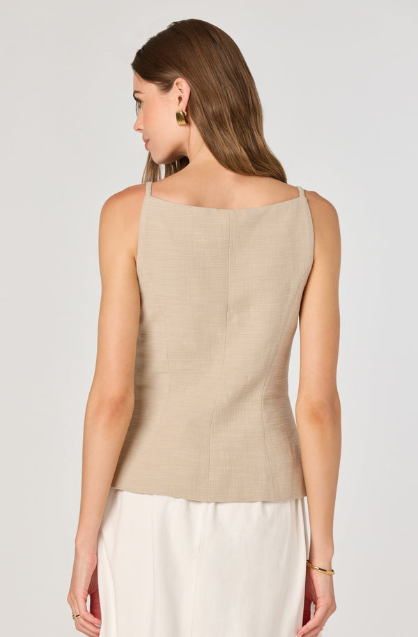 Longline Vest Mixed Media Dress - ASTR the Label Longline Vest Mixed Media Dress - ASTR the Label