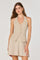 Sticky add to cart - Halter Vest Pleated Mini Dress