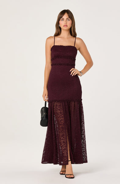 lace trim tiered dress astr the label Ruffle Detail Maxi Girls Daywear - EBF Crisp cotton Gold Halter Mini Dress Size:2L