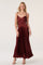 Sticky add to cart - Satin Pleated Drop Waist Maxi Dress