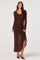Sticky add to cart - Long Sleeve Lace Maxi Dress