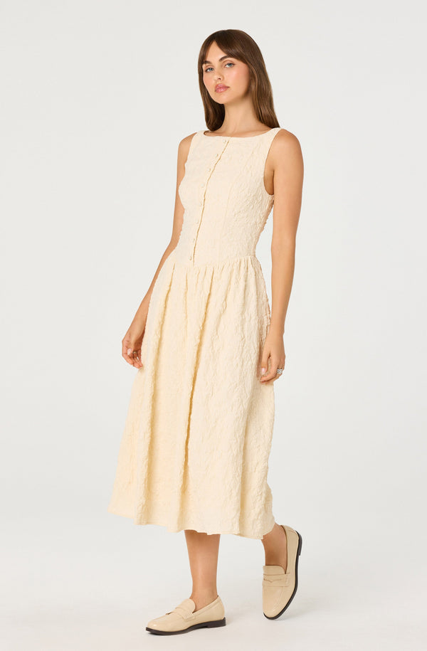 fitted lace wedding dress Fitted Denim Button Down Dress main image 0