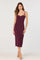 Sticky add to cart - Bow Strap Bustier Midi Dress