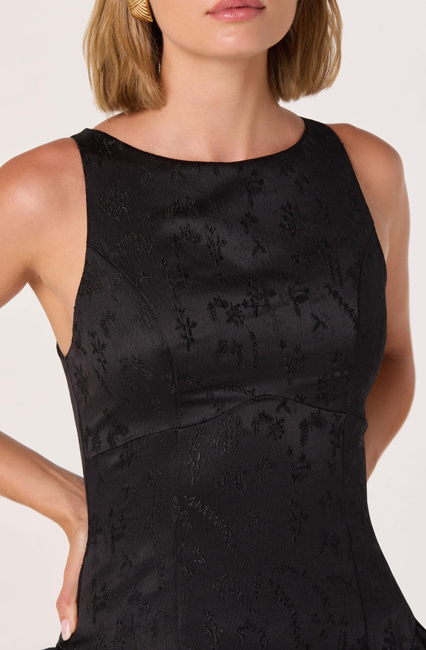 Jacquard Drop Waist Mini Dress - ASTR the Label