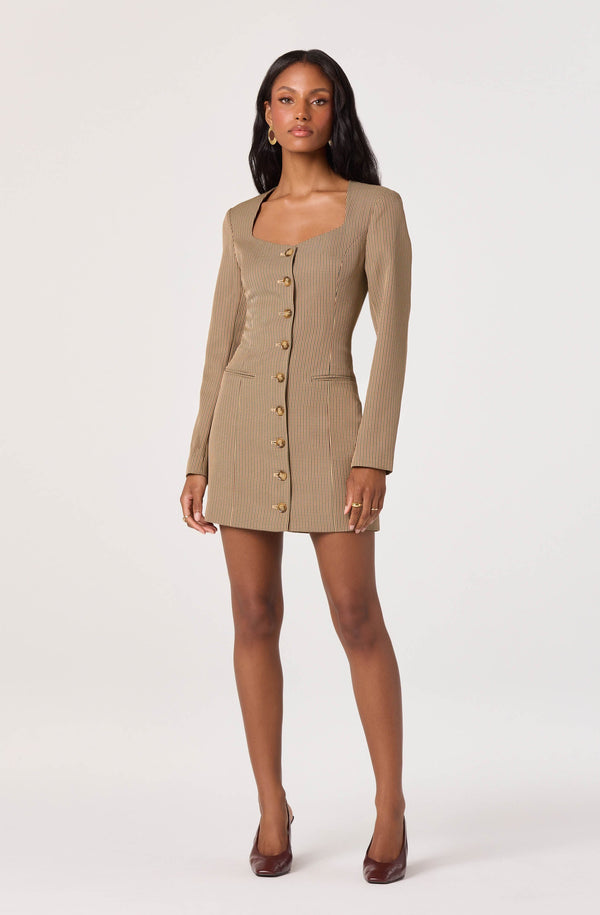 Tailored Sweetheart Mini Dress - ASTR the Label Tailored Sweetheart Mini Dress - ASTR the Label