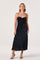 Sticky add to cart - Velvet Floral Burnout Bustier Dress