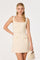 Sticky add to cart - Adelyn Belted Tweed Mini Dress