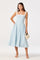 Sticky add to cart - Hazel Striped Drop-Waist Midi Dress