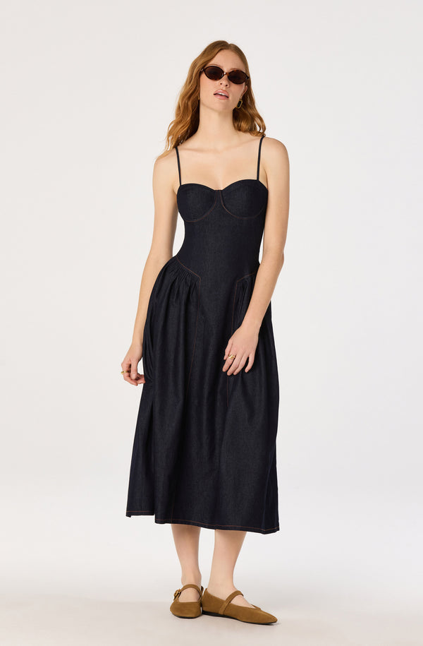 slim fit dress slacks Corinne Corset Mini Dress