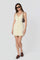 Sticky add to cart - Calissa Button-Front Mini Dress