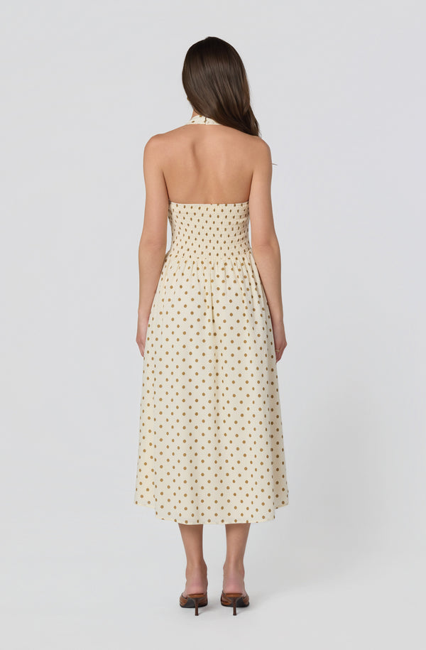 Marianna Halter Midi Dress