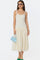 Sticky add to cart - Amia Floral Applique Midi Dress