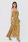 Sticky add to cart - Makennah Plissé Floral Maxi Dress
