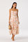 Sticky add to cart - Jaylynn Ruffle Sweetheart Linen Midi Dress