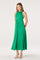 Sticky add to cart - Mallory Ruched Halter Maxi Dress