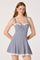 Sticky add to cart - Nicolette Gingham Mini Dress