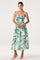Sticky add to cart - Makayla Abstract Print Midi Dress