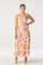Sticky add to cart - Ava Floral Pleated Midi Dress