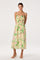 Sticky add to cart - Maren Smocked Floral Midi Dress