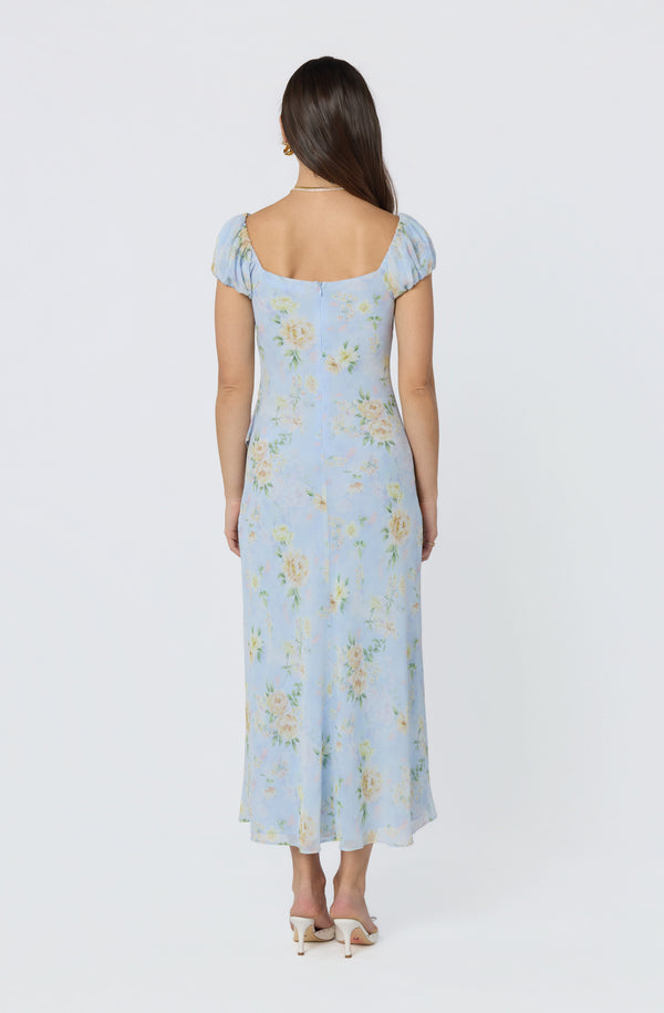 Florence Floral Puff Sleeve Maxi Dress - ASTR the Label Florence Floral Puff Sleeve Maxi Dress - ASTR the Label