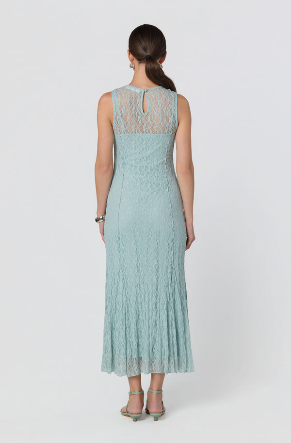 Annabella Semi-Sheer Lace Maxi Dress - ASTR the Label Annabella Semi-Sheer Lace Maxi Dress - ASTR the Label