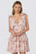 Sticky add to cart - Ainlay Floral Tiered Mini Dress